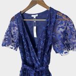 Baltic Born  Marseille Embossed Maxi Dress Small Navy Blue Wedding Bridesmaid Photo 4