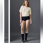 English Factory  front cable stitch cardigan in beige large NWOT Photo 5