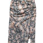 L Love leopard ruched midi skirt size small Photo 1