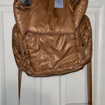 Madden Girl NWT  Dark Tan Puffer Backpack Photo 0