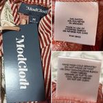 Modcloth  For the Bliss of It Jumpsuit Rust Red Cream Jumpsuit Sleeveless M NWT Photo 9