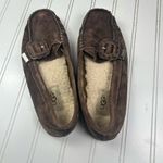 UGG  Brown Suede Moccasin Slippers Women’s Size 7.5 Photo 4