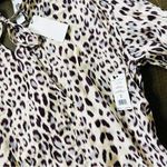 Equipment  Farah Cheetah Keyhole Blouse | NWT | Small Photo 4