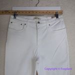 Madewell New! Tall Cali Demi-Boot Jeans in Pure White: Raw-Hem Edition, 30T Photo 4
