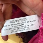 Avon Reversible Mesh Shirred Lettuce Hem Top size XL Pink Size L Photo 7