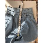 Cider  Light Wash High Waisted Wide Leg Pleated Denim Jeans Women's Size S Photo 5