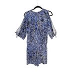 Lilly Pulitzer Bryce Romper Taverna Tile Print Bright Navy Blue Size Small Photo 7