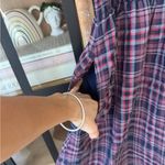 Madewell  smocked dress Lucie Puff short Sleeve Mini Rockfern plaid babydoll Photo 6