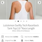Lululemon Swiftly Tech Racerback Tank Top 2.0 *Race Length Photo 1