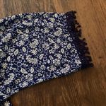 Xhilaration Womens Medium Romper Jumper Shorts Hippie Cold Shoulder Blue. Photo 10