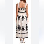 Amazon New Black and Light Pink Patterned Maxi Dress | Size S Photo 4