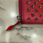 Christian Louboutin spike panettone coin purse pink and red Photo 3
