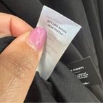 Lulus Thoughts of Hue NWT size Large Black Surplice Maxi Dress Formal Bridesmaid Photo 8