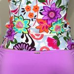 Anne cole floral lilac tankini set. 32/34-S. NWT Photo 5
