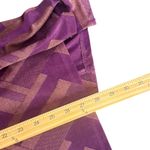 Chico's  1 Travelers Purple Open Front Cardigan Duster‎ Metallic Gold Size 8 10 Photo 10