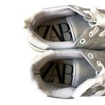 ZARA Silver Metallic Sneakers Size 8 Photo 8