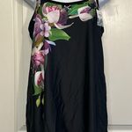Women's Black Swimsuit Tank Top & Boy Shorts Floral Orchid Size Med NWT #7121 Photo 1