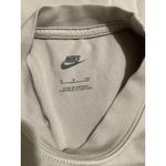 Nike Dress Womens S Essential Taupe Midi T-Shirt Bodycon Swoosh Mock Neck Photo 4