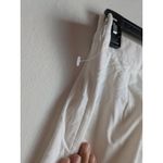 kim rogers  Pants Women's White Crop Capri Ruffle Women's Size 10 Petite NWOT Photo 7