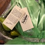 Elegant Lime Green Party Time Halter Top Style Formal Dress Size 6 by Lisa Kane Photo 6