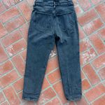 Free People  Black Denim Overalls Size 30 Photo 2