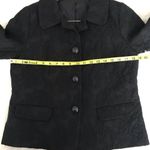 Old Navy  quilted floral black blazer jacket size large Photo 7