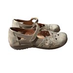 Naot Toatoa Gold Cream Shimmer Metallic Mary Jane Flats Size EU 41 US 10 Photo 7
