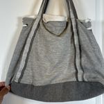 Vegas Golden Knights Sweatshirt Fabric Tote Bag Embroidered VGK Logo Good Cond. Gray Photo 3