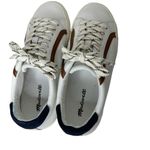 Madewell  Sidewalk Low-Top Sneakers in Leather and Suede Russet Brown Multi 7.5 Photo 4