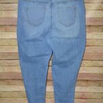 Lane Bryant Womens Plus 22 Light Wash Distressed Boyfriend Blue Jeans Stretch Photo 5