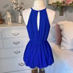 As You Wish Royal Blue Romper As U Wish Womens XS Photo 9
