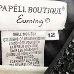 Papell Boutique  Evenings Beaded Silk Dress Photo 2