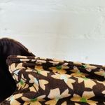 Old Navy  NWOT brown/tan/green print clutch‎ 12x7x2 Photo 6