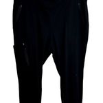 Jaanuu Scrub Jogger Womens Size XL Petite XLP Black Cargo Photo 0