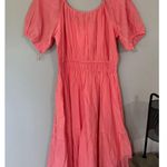 Vineyard Vines NWT  Tiered Maxi Dress Cayman Pink Womens Size Medium Short Sleeve Photo 2