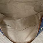 Moda Anastasia NFL Chargers Logo Blue With Brown Leather Annabella Satchel Photo 11