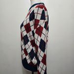 Vintage Trading Company by GFC 80s Argyle Sweater Large Preppy Academia Red Photo 2