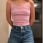 American Eagle  Lavender Lace Tank Top Photo 2