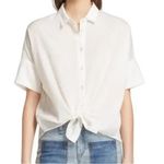 Rag and Bone  White Tie Shirt Photo 0