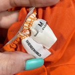Sheseeworld Cut Out Mini Dress Sleeveless Halter Neck Ruched Dress Orange SZ M Size M Photo 6