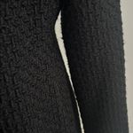 Calvin Klein  Black Waffle Knit Coat sz 4 Photo 2