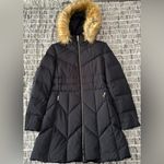 Ivanka Trump NWOT  WOMEN NAVY BLUE PUFFER MID LENGHT WINTER COAT SIZE S Photo 0