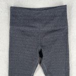 Zyia  Womens Leggings Size XS Blue White Mesh Stripe Yoga Athletic Photo 2