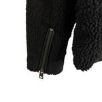 Levi's Oversized Faux Fur Sherpa Black Moto Jacket Photo 5