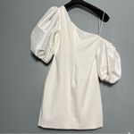 Likely NWT  NYC Statement Sleeve One Shoulder White Bodycon Dress Women’s Size 4 Photo 1