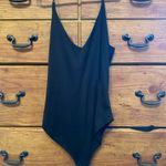 Gaze USA Gaze Bodysuit USA Black Spaghetti Strap V-Neck Photo 3