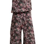 Leota  Skyler Cropped in Confetti Floral BlackJumpsuit, M Photo 0