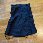 Chic Asymmetrical Black Wrap Skirt Size 8 Photo 2