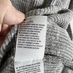 American Eagle  Women’s XL Grey Ribbed‎ Long Sleeve Henley Classic Cozy Oversized Photo 7