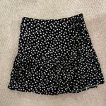 Forever 21 Black Floral Tie Skirt Mini Photo 0